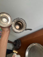 Antique Van Bergh Silver Plate Co. quadruple silverplate Set - Image 10