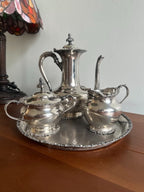 Antique Van Bergh Silver Plate Co. quadruple silverplate Set - Image 1