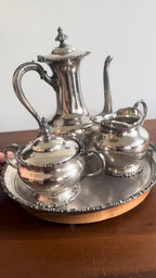 Antique Van Bergh Silver Plate Co. quadruple silverplate Set - Image 12