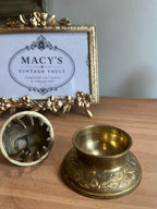 Vintage Engraved Brass Hotel Desk Bell - Made in Japan - Image 2