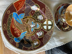 Vintage Japanese Satsuma Moriage Tea Set Gold Gilt Immortals Arhats 15+ Piece - Image 2