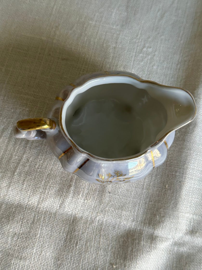 Lefton ribbed mini creamer - Image 2